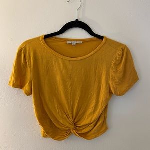 Yellow Crop Top - size S